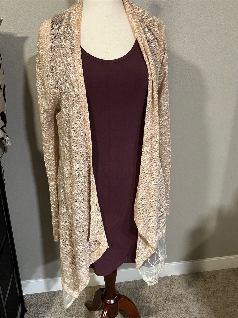 Zenana premium Maroon racer back dress